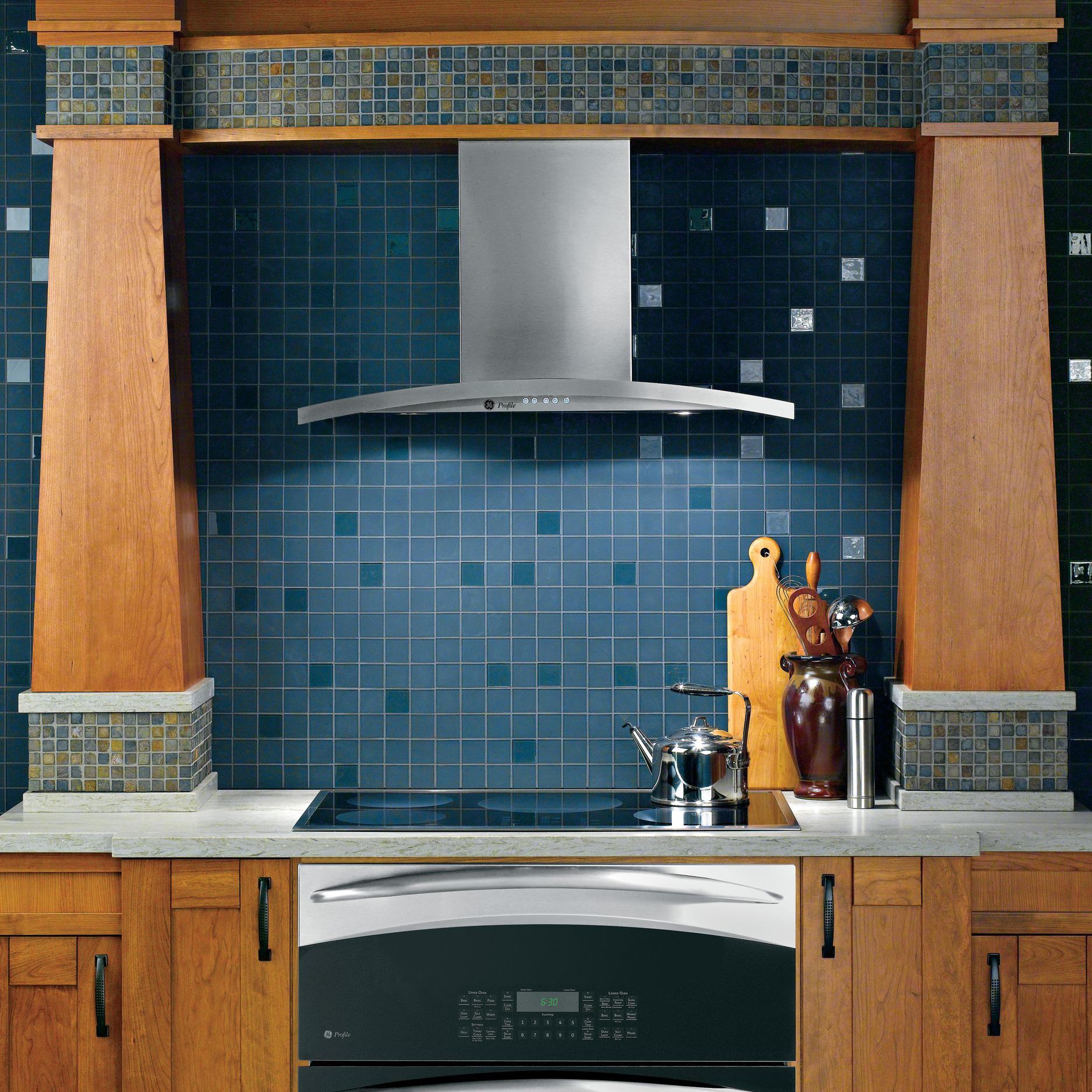 Ge profile deals island range hood